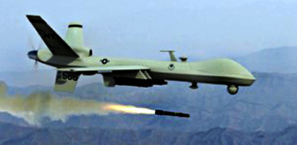 A US drone clashing with another civilization